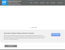 Tablet Screenshot of mhw-thermal.com